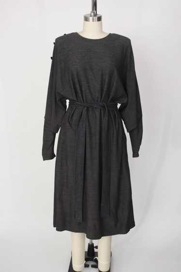 Takezo Wool Kimono Sleeve Dress