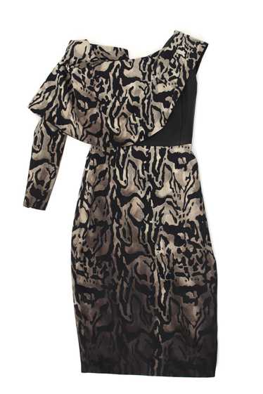 Tom Ford Silk & Lamb Leather Corset Dress