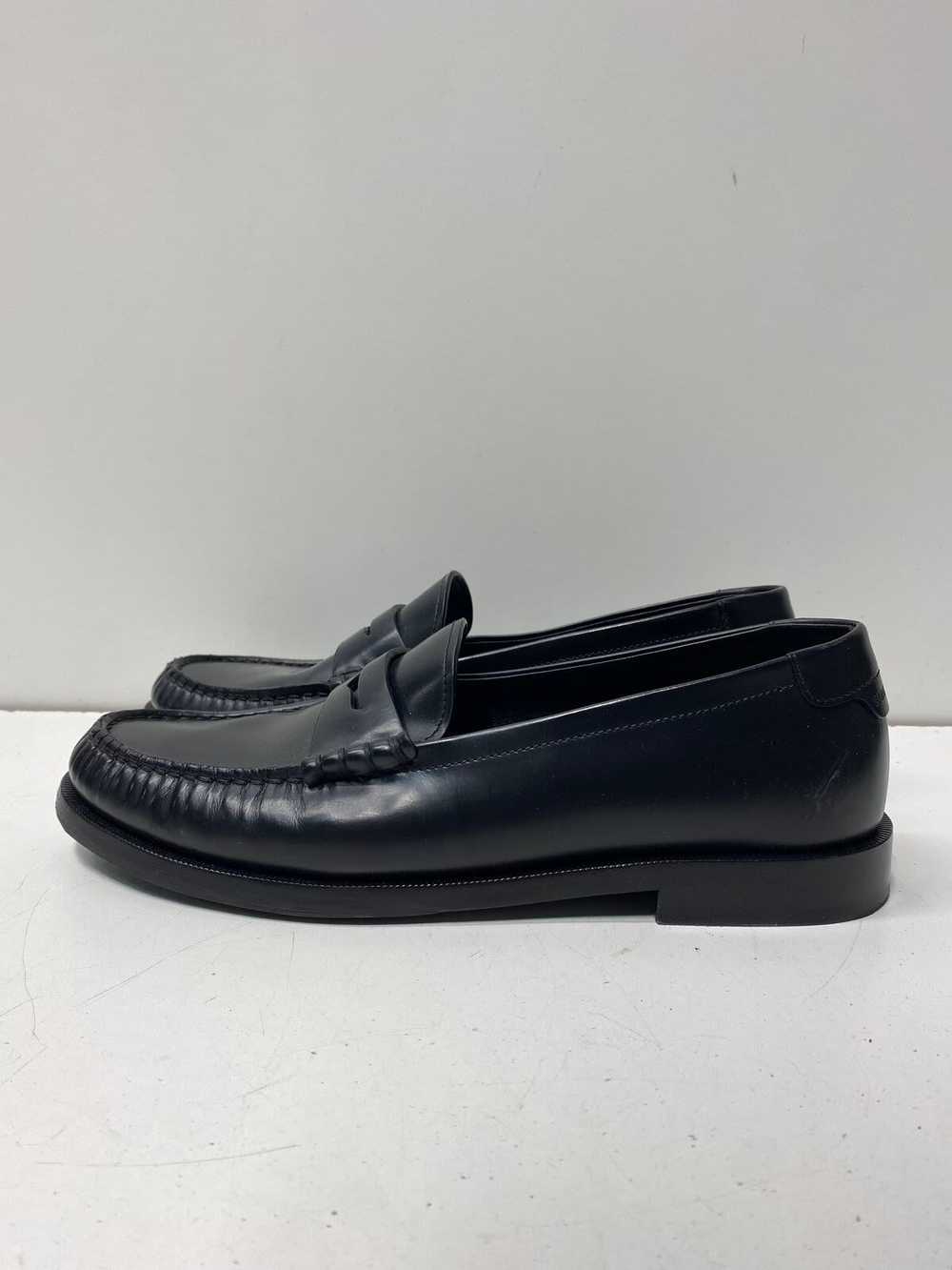 AUTHENTIC Saint Laurent Black Loafers Women Sz 9 - image 1