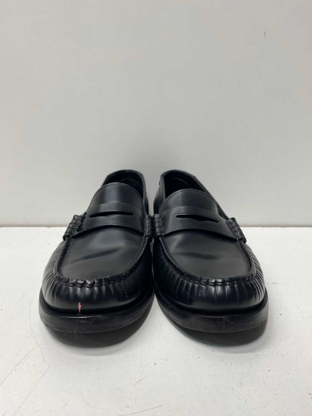 AUTHENTIC Saint Laurent Black Loafers Women Sz 9 - image 2