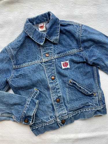 GWG kids size 10 denim jacket (dark stone wash) - image 1