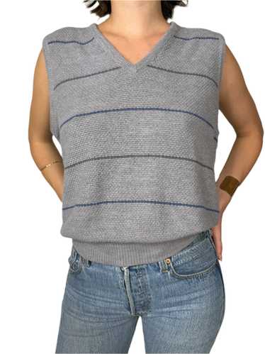 Christian Dior, Gray Cashmere Blend Sweater Vest 1