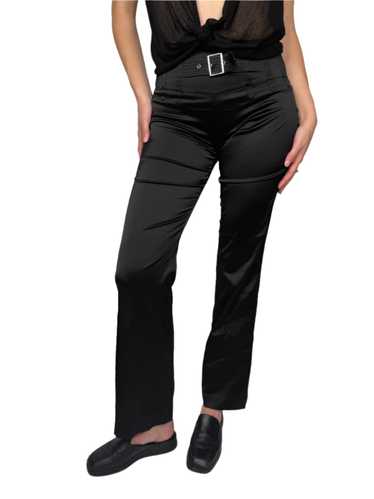 Karen Millen England, Black Pants w/ Buckle 1990s