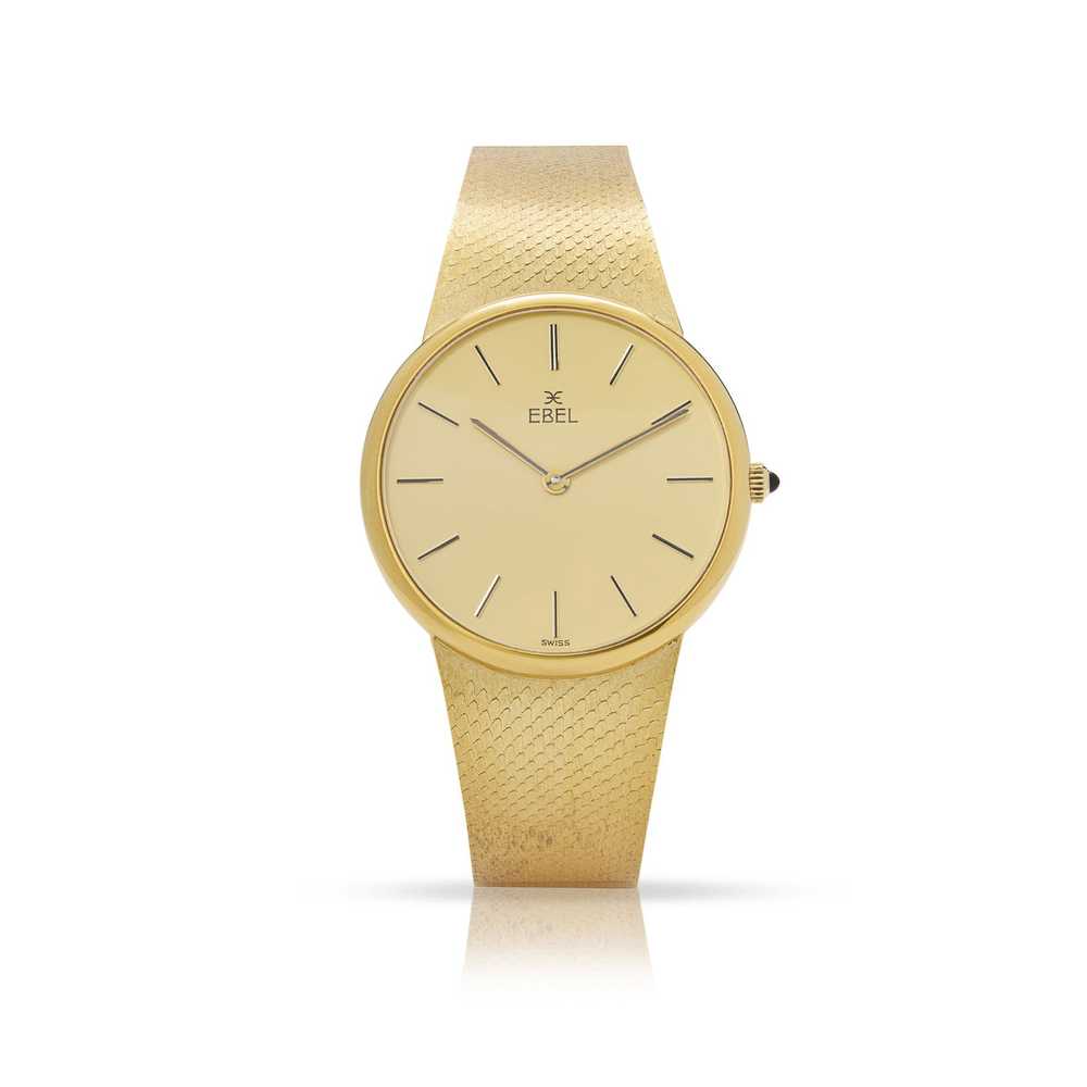 Ebel. A fine 18k gold mechanical bracelet watch - image 1