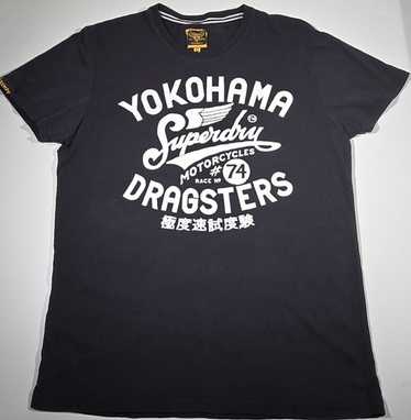 Superdry ロゴ バイカー ロック グラフィック 半袖 Tシャツ Superdry mens heritage t-shirt - Gem