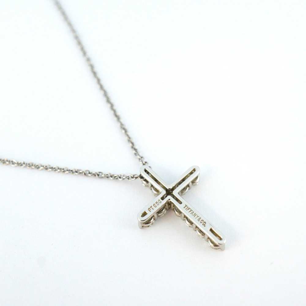 Tiffany & Co. Tiffany Necklace Small Cross Diamon… - image 2