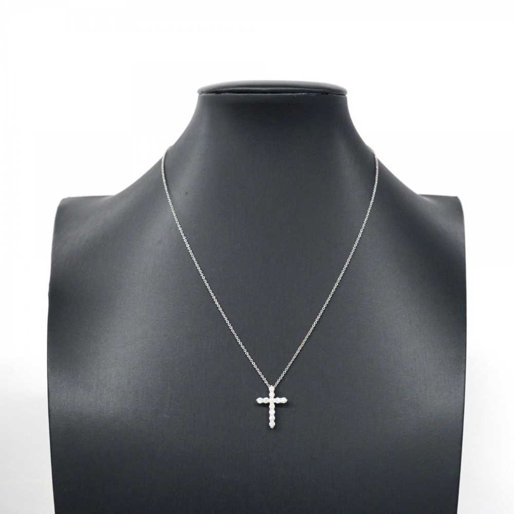 Tiffany & Co. Tiffany Necklace Small Cross Diamon… - image 7