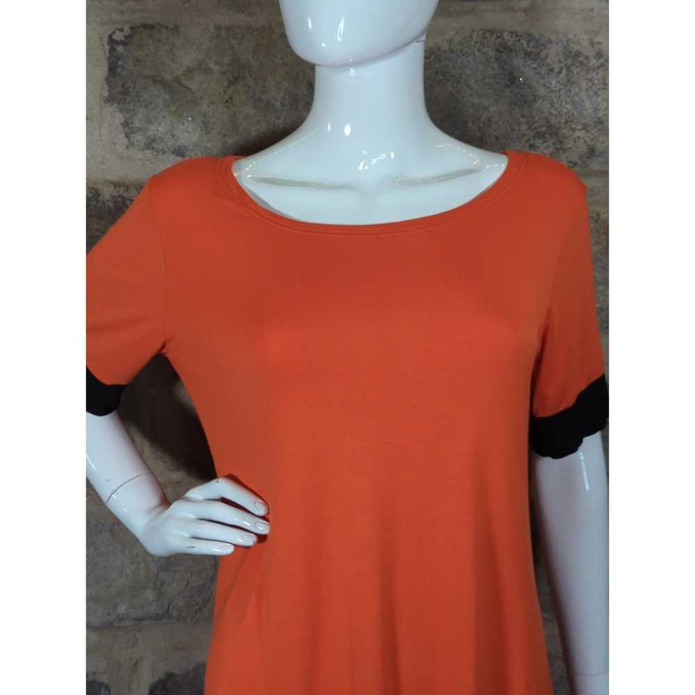 Other Sarin Mathews Top Orange Black Short Sleeve… - image 2