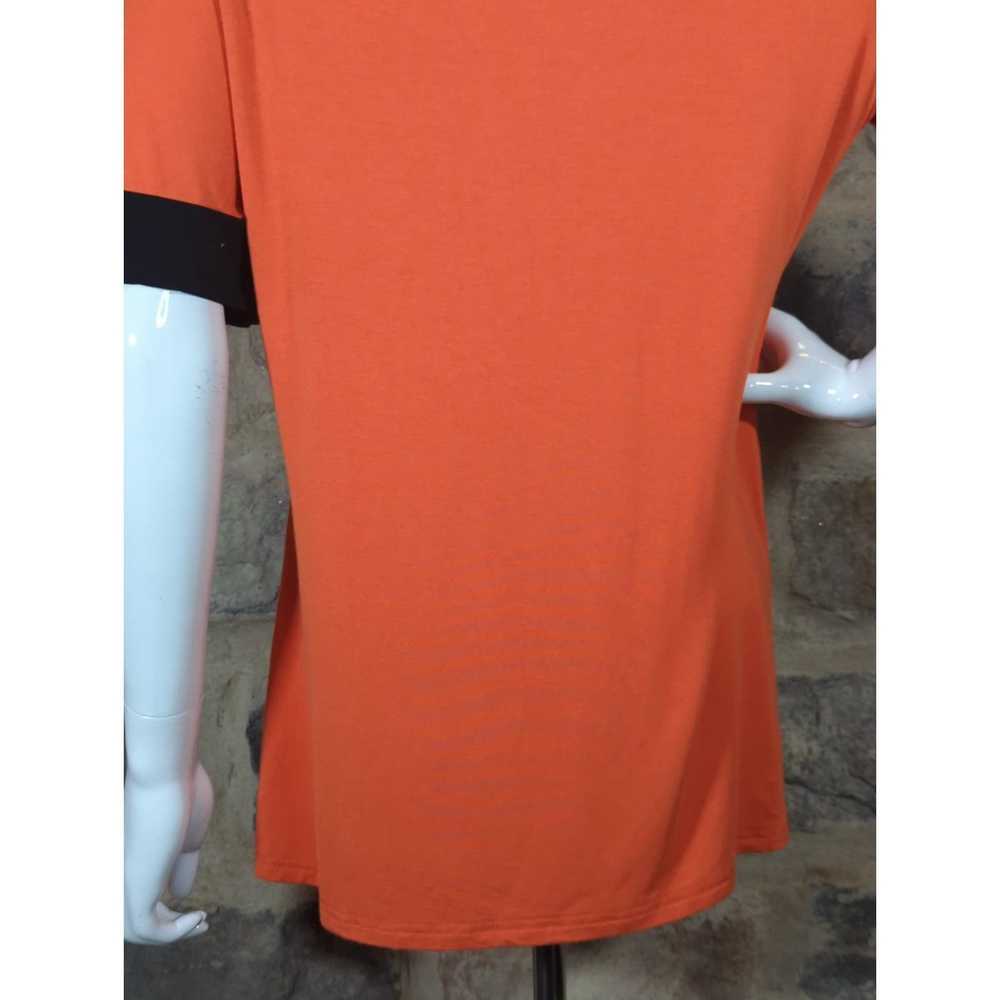 Other Sarin Mathews Top Orange Black Short Sleeve… - image 6