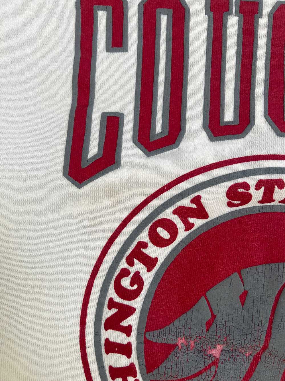 Vintage 1990's White WSU Washington State Cougars… - image 4