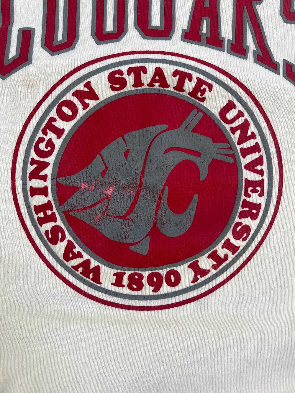 Vintage 1990's White WSU Washington State Cougars… - image 5