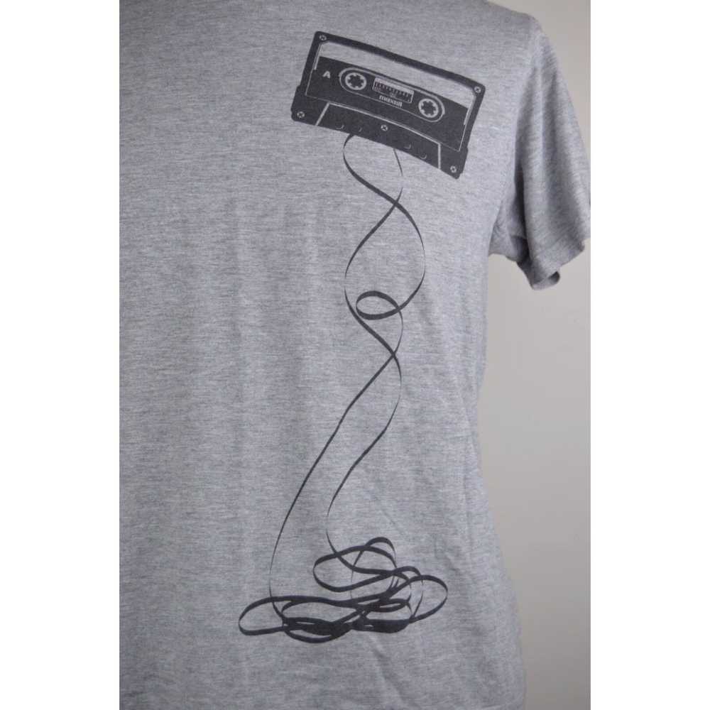 Vintage Maxell Cassettes Mens Lrg Gray Graphic T … - image 3