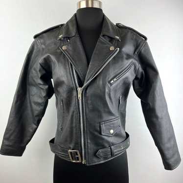 Vintage KC Collections Biker Leather Moto Motorcy… - image 1