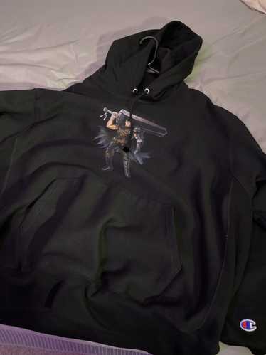 Custom Berserk Guts Embroidered Champion Hoodie - image 1