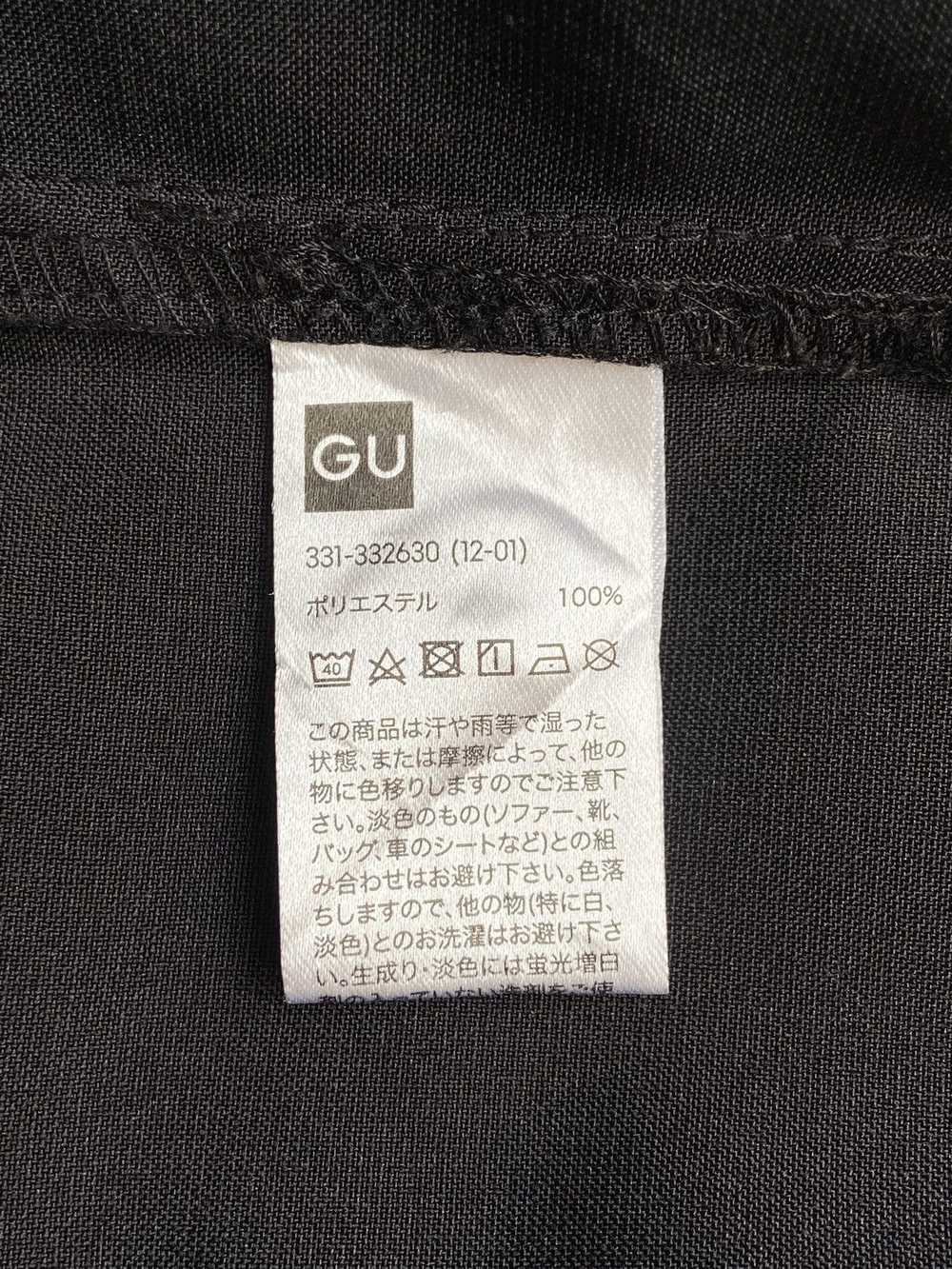 GU GU Black Boxy Oversize Shirt - image 12