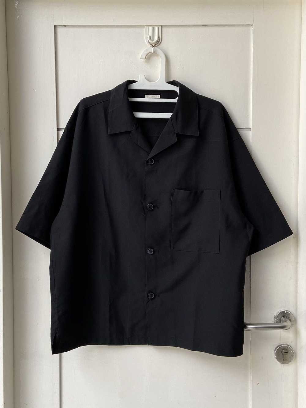 GU GU Black Boxy Oversize Shirt - image 1