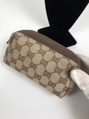 Gucci Gucci gg canvas monogram cosmetic pouch