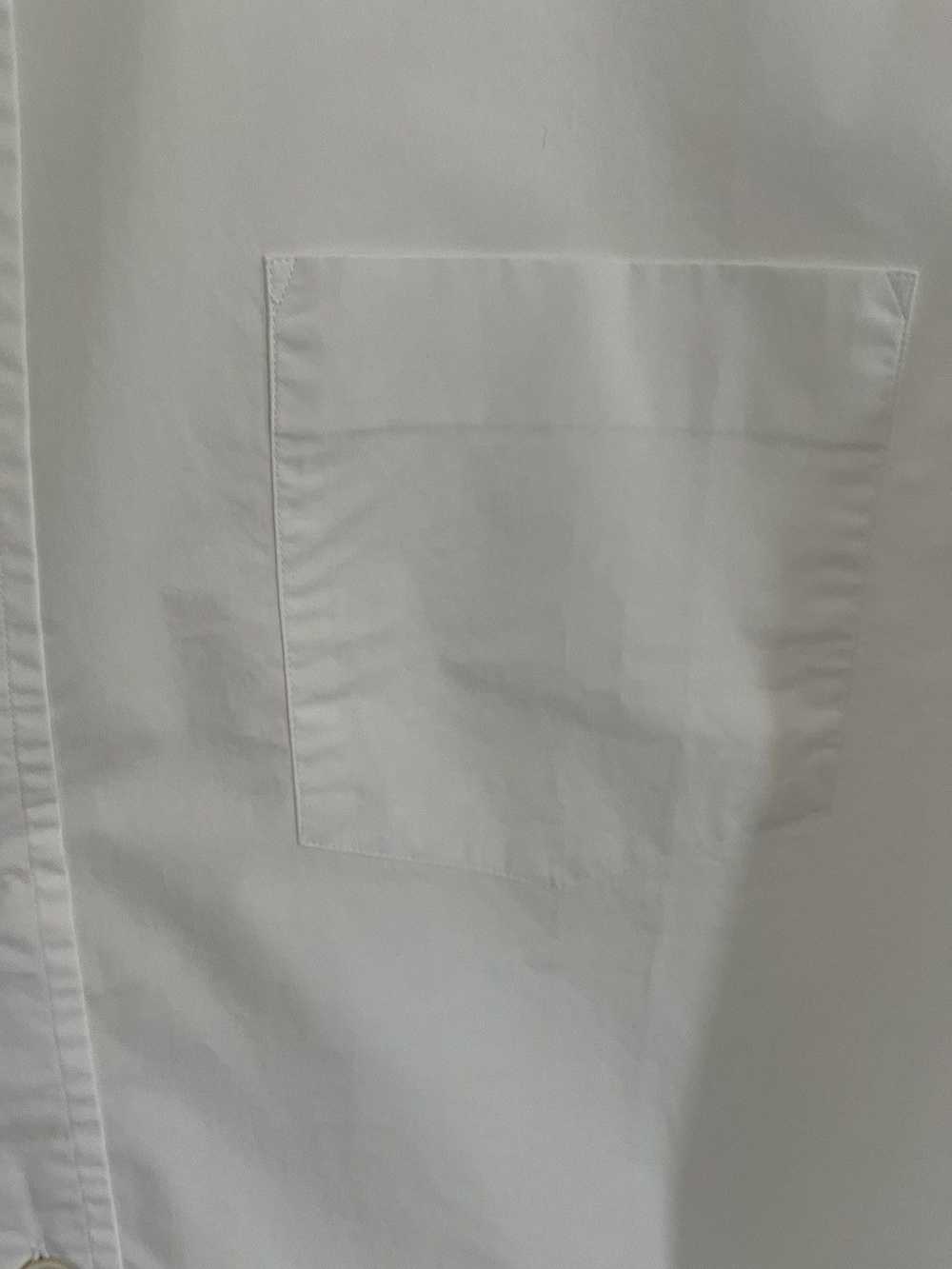 Fendi FENDI white boxy short sleeve shirt - image 6