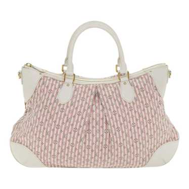 Louis Vuitton Croisette Pink Cotton Handbag (Pre-O