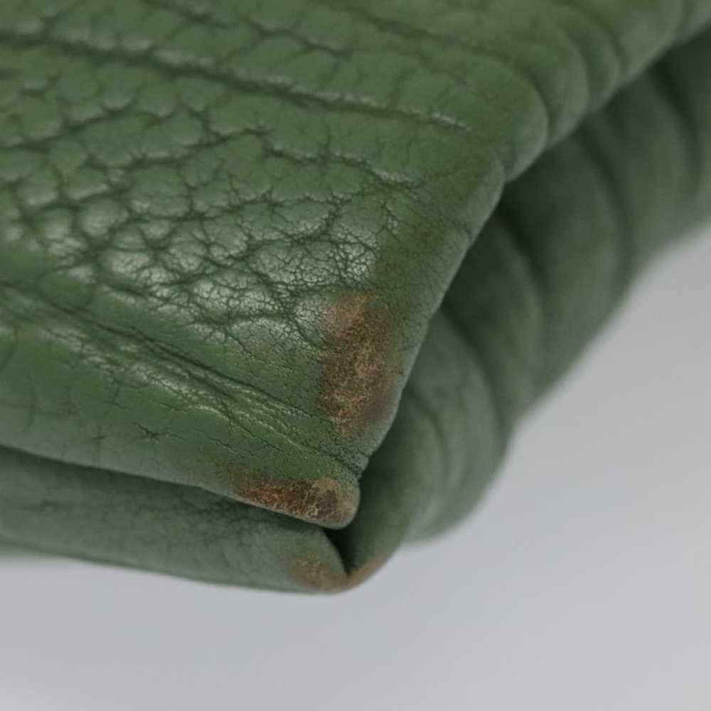 Prada Green Leather Shoulder Bag (Pre-Owned) - image 10