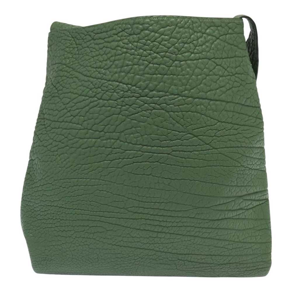 Prada Green Leather Shoulder Bag (Pre-Owned) - image 2