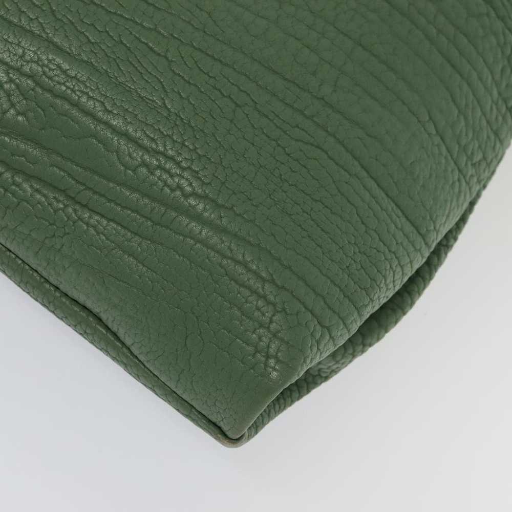 Prada Green Leather Shoulder Bag (Pre-Owned) - image 6