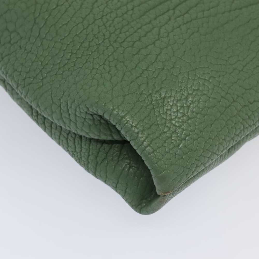 Prada Green Leather Shoulder Bag (Pre-Owned) - image 9