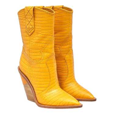 Fendi Cowboy leather western boots - image 1