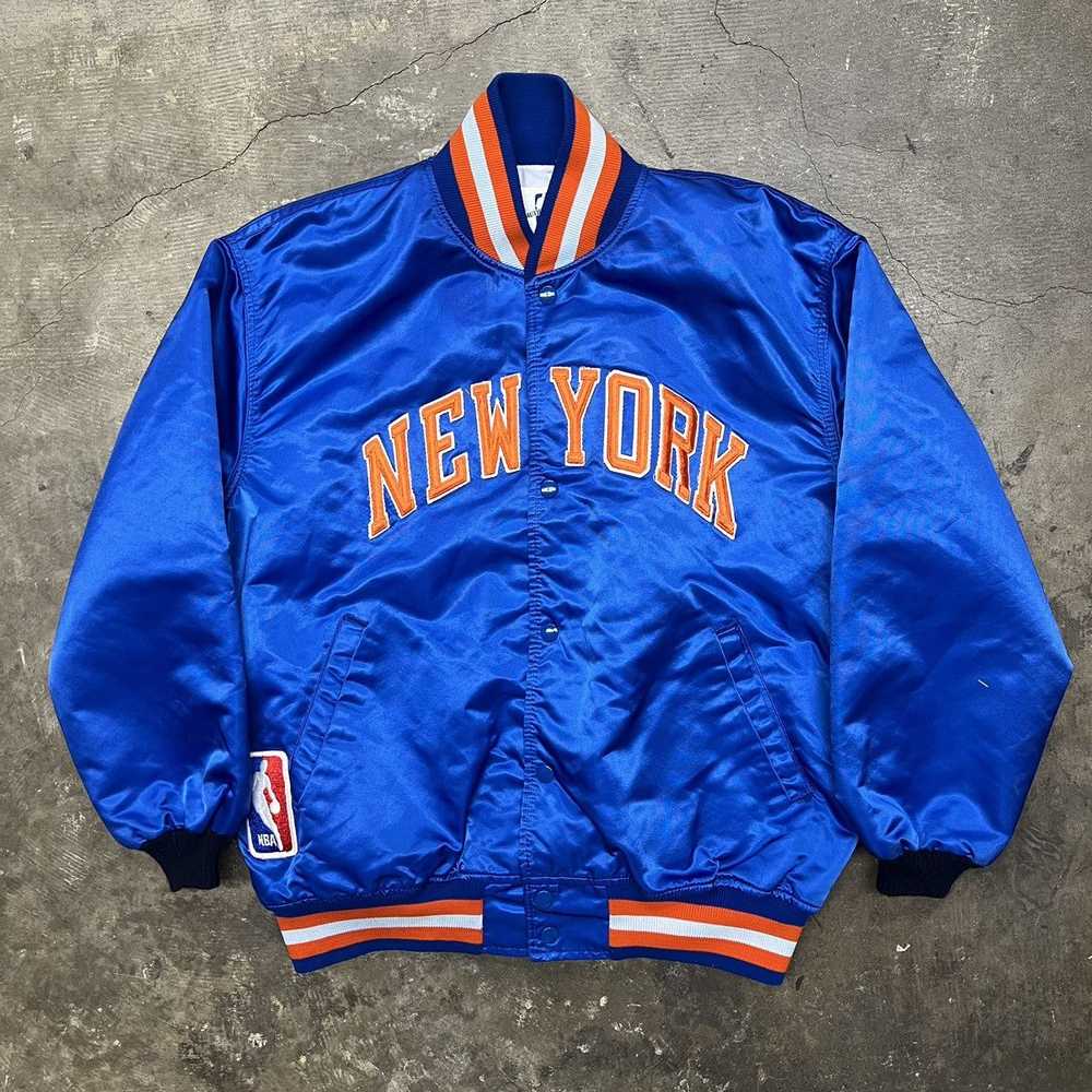 NBA × Starter × Vintage 80’s New York Knicks Sati… - image 1