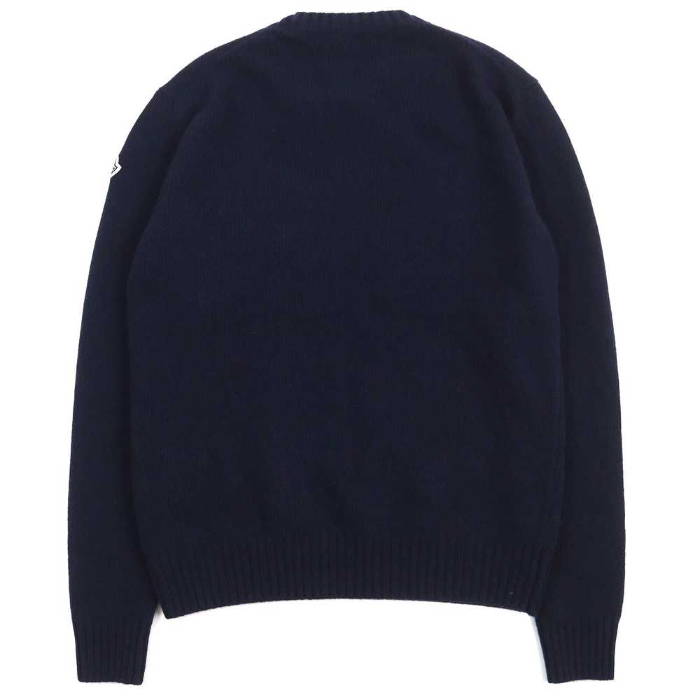 MONCLER knit wool Navy GIROCOLLO TRICOT S - image 2