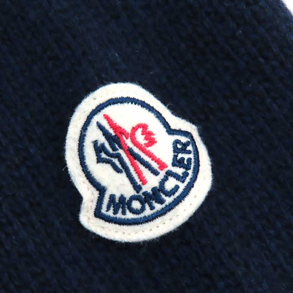 MONCLER knit wool Navy GIROCOLLO TRICOT S - image 5