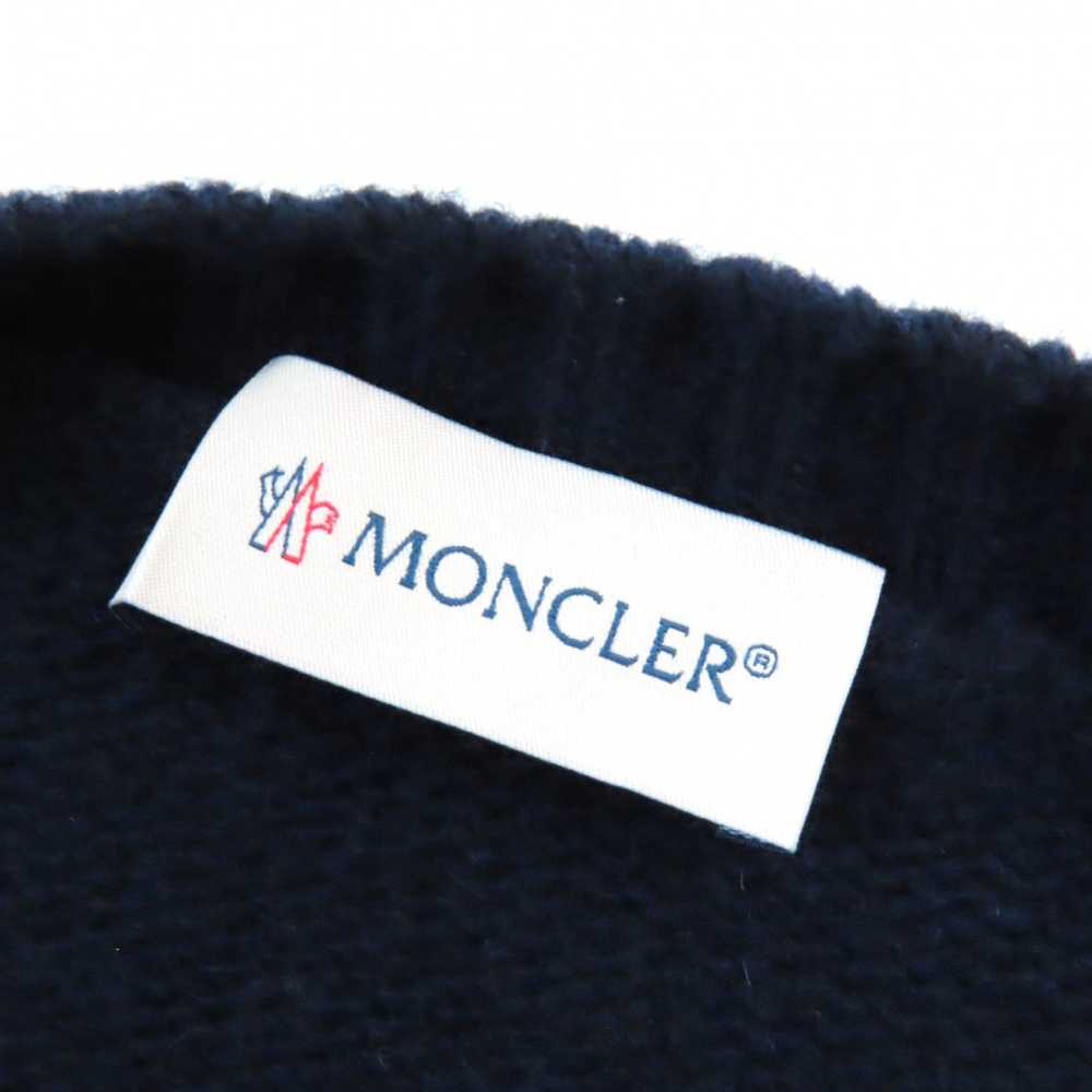 MONCLER knit wool Navy GIROCOLLO TRICOT S - image 6