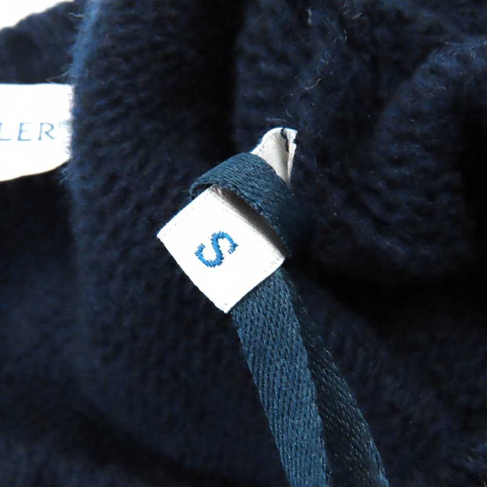 MONCLER knit wool Navy GIROCOLLO TRICOT S - image 7