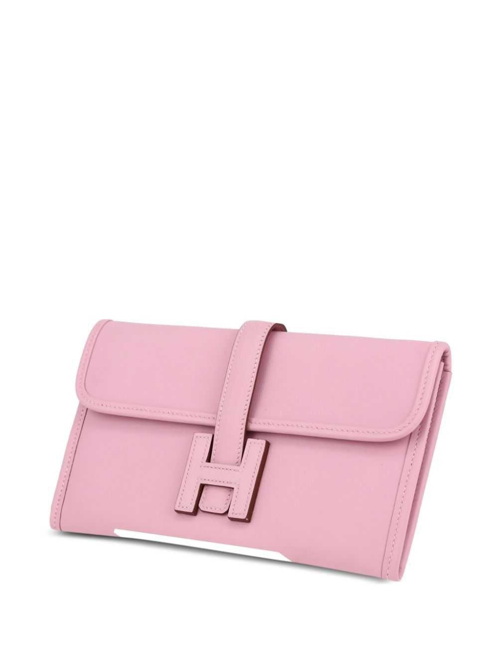 Hermès Pre-Owned 2022 Jige clutch bag - Pink - image 4