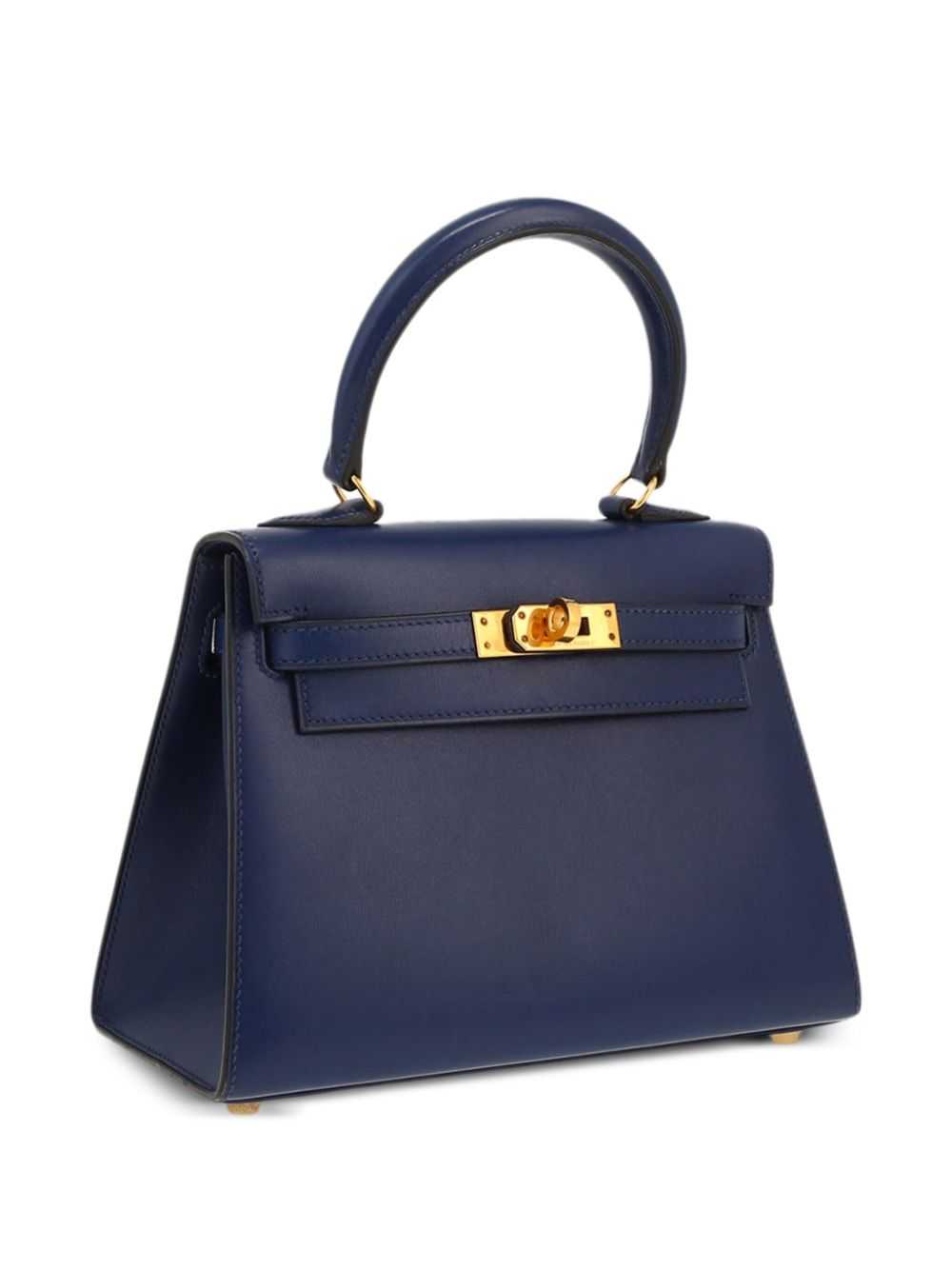 Hermès Pre-Owned 1994 Kelly 20 handbag - Blue - image 3