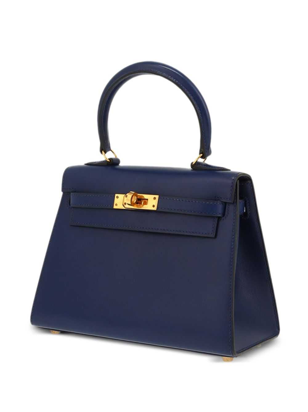 Hermès Pre-Owned 1994 Kelly 20 handbag - Blue - image 4