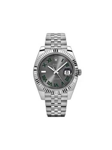 Rolex 2024 pre-owned Datejust Wimbledon 41mm - Gre