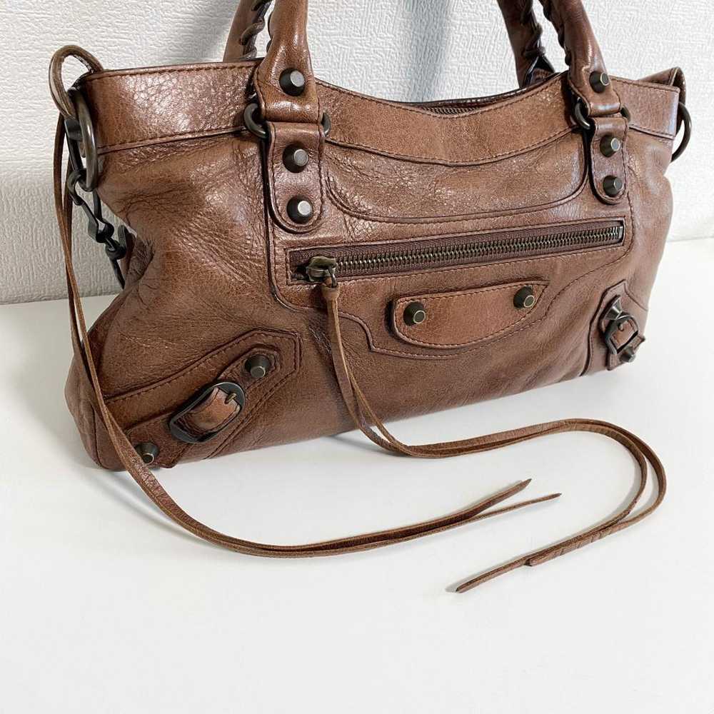 Balenciaga First leather handbag - image 7