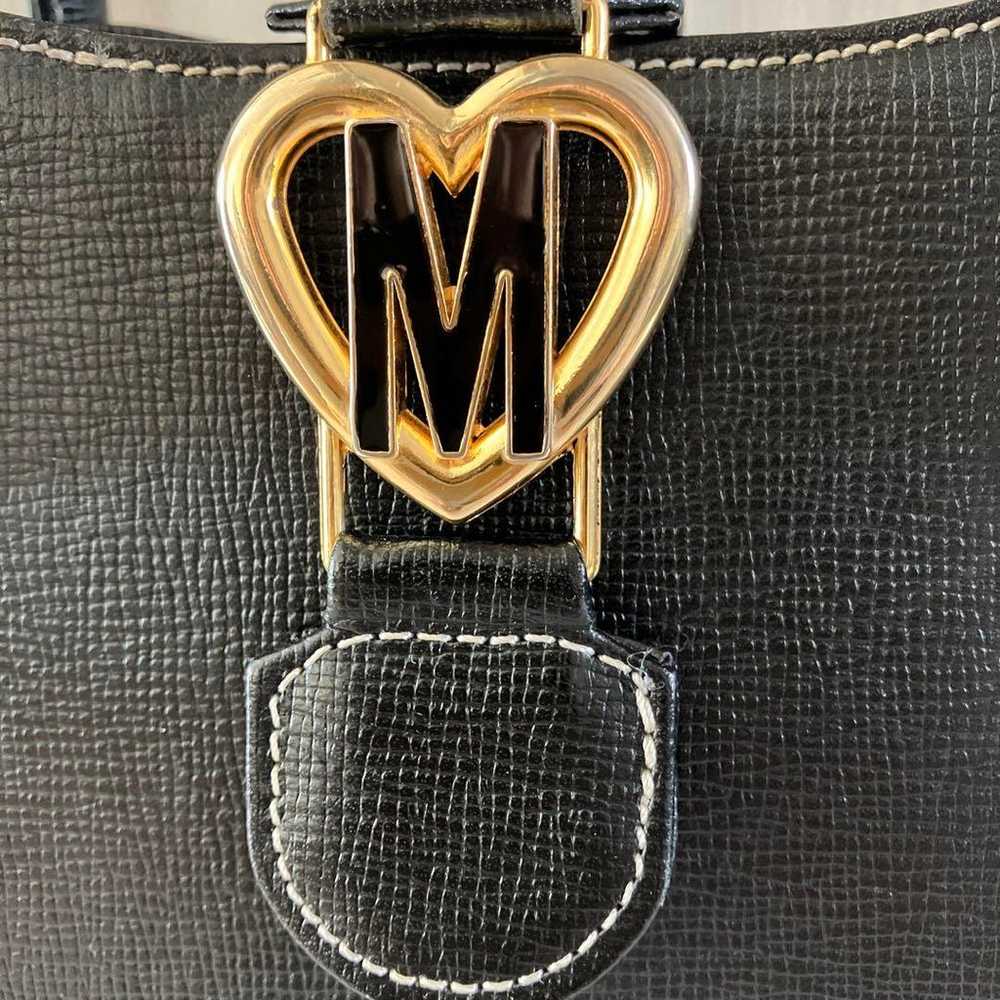 MOSCHINO Shoulder Bag Handbag with Gold Hardware - image 2