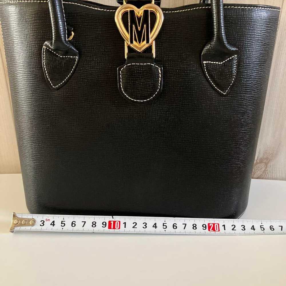 MOSCHINO Shoulder Bag Handbag with Gold Hardware - image 8