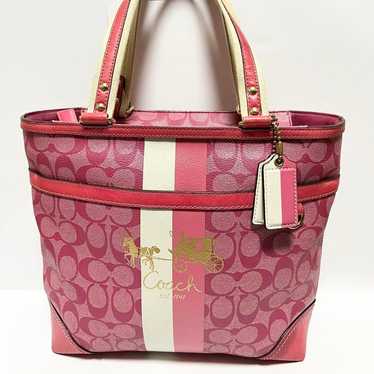 Coach Tote Bag PVC Leather