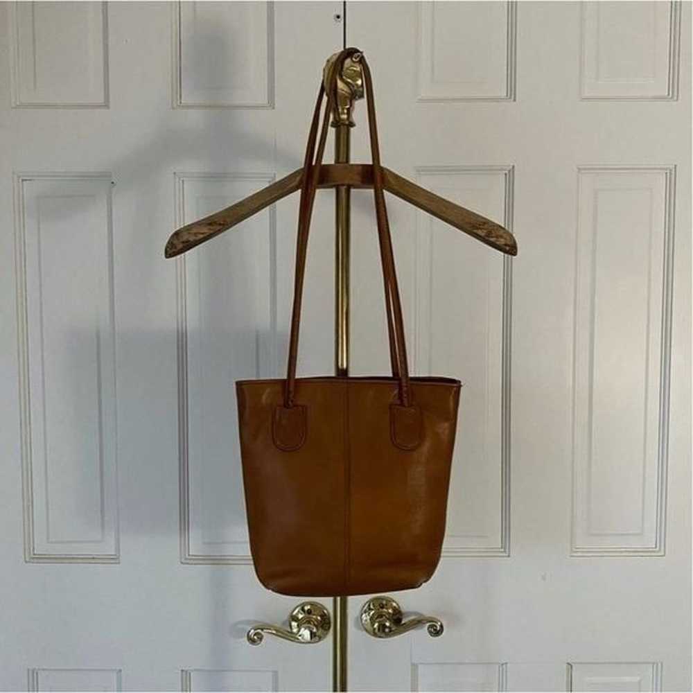 Vintage 00s Boulder Ridge Brown Leather Shoulder … - image 1