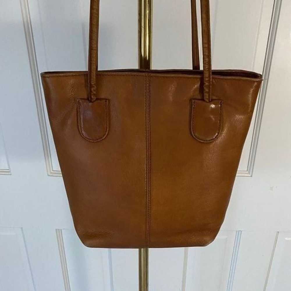 Vintage 00s Boulder Ridge Brown Leather Shoulder … - image 3