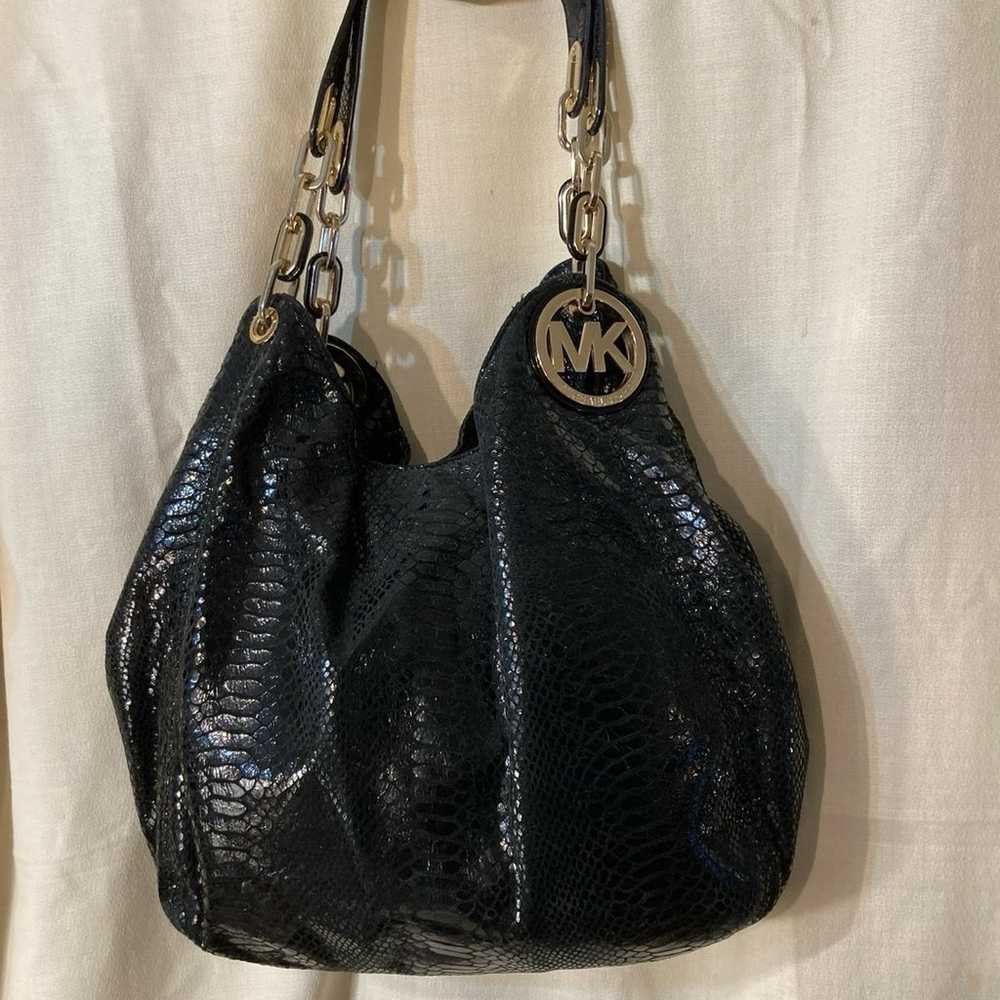 MICHAEL KORS HOBO BAG snakeskin look HOBO style - image 3