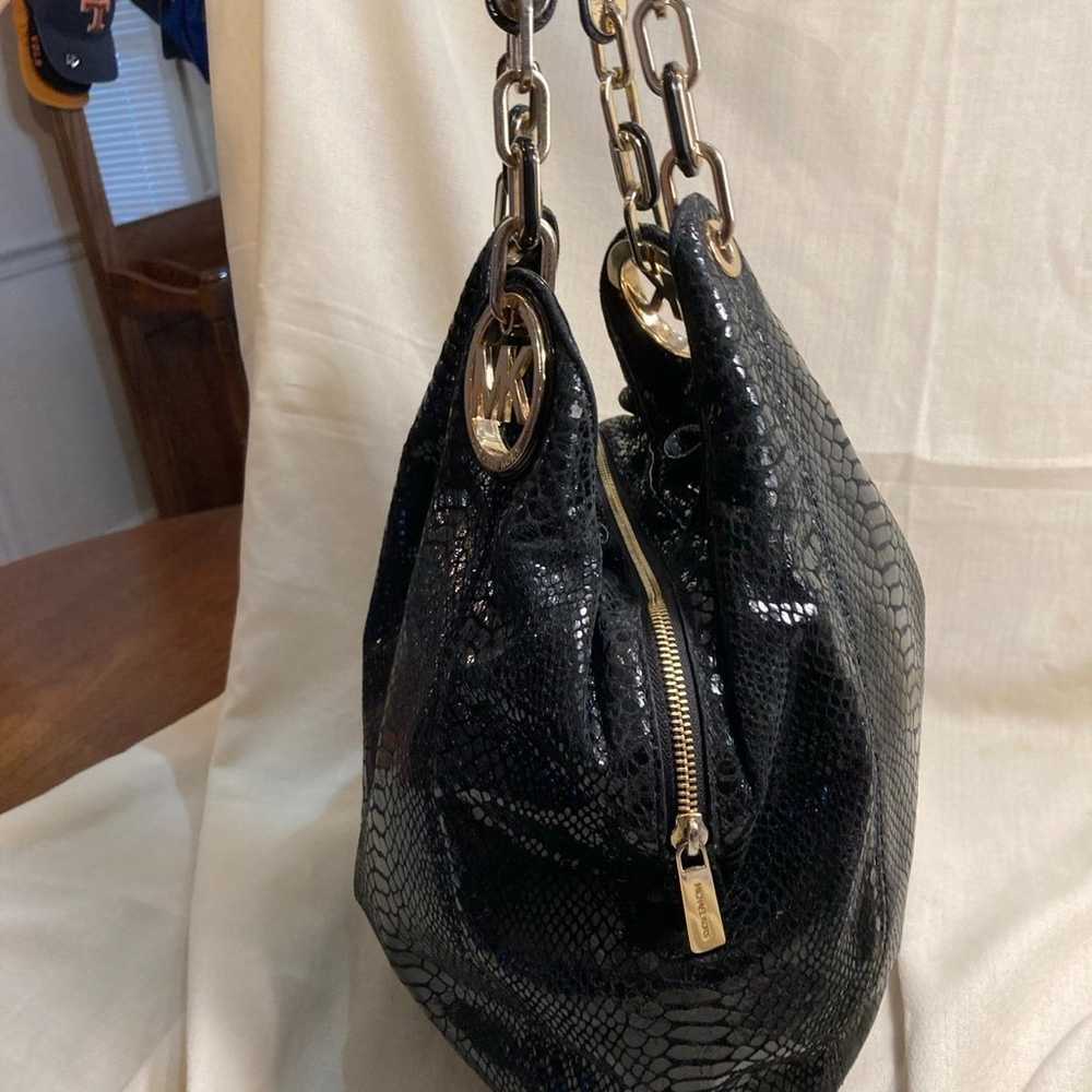 MICHAEL KORS HOBO BAG snakeskin look HOBO style - image 6