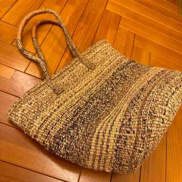 Ron Herman wicker bag shoulder bag brown gradient