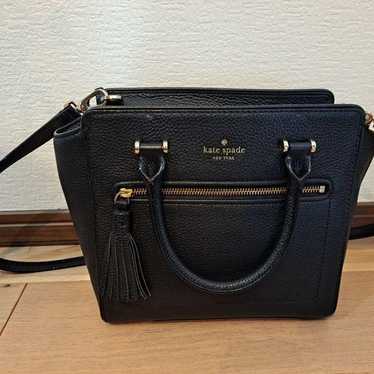 Kate Spade black leather bag