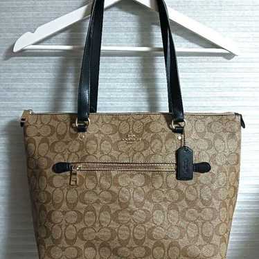 COACH Tote Bag Signature A4 File Compatible F79609 - image 1