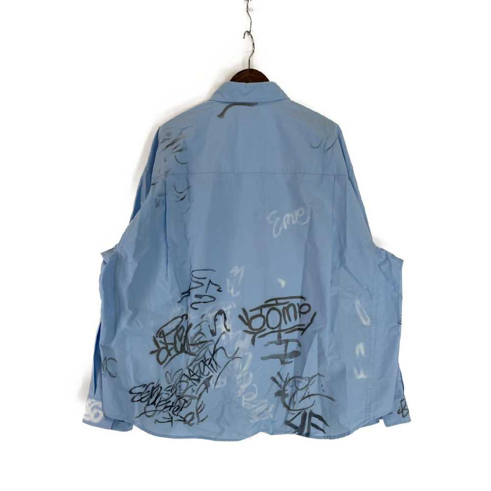 Balenciaga Balenciaga Graffiti Oversized Shirt - image 2