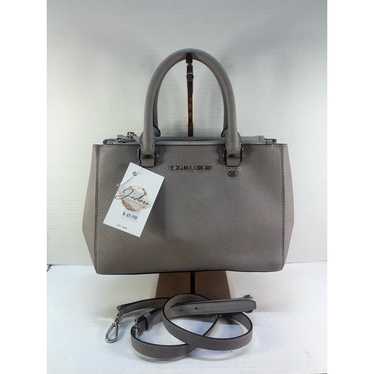 Michael Kors Gray Saffiano Leather Handbag Purse - image 1